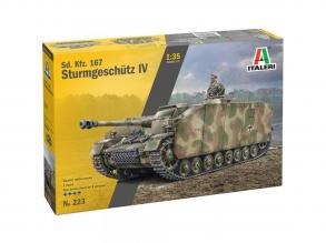 Italeri 1/35 Sd.Kfz. 167 Sturmgeschütz IV rohamlöveg makett