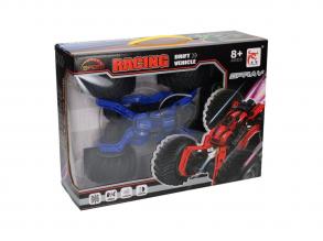 RC távirányítós autó füstfunkcióval  kék