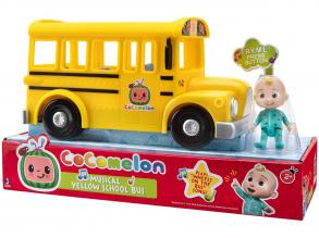 CoComelon zenélő sárga iskolabusz