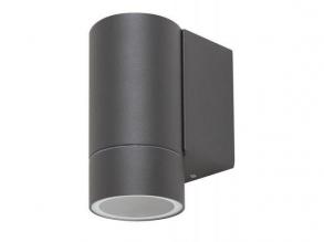 LED lámpa , kültéri , oldalfali , GU10 foglalattal , fekete , fém , IP54 , Rábalux , PHOENIX