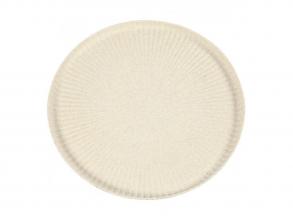 Bambuszrostból készült kerek tálca, 30 cm