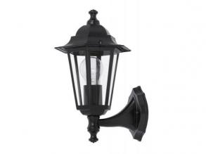 Velence kerti falilámpa E27 60W fekete IP43