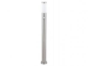 Inox fáklyás kerti lámpa1,1m 25W IP44 sens