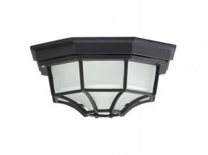 Milano kerti mennyezeti lámpa E27 100W fekete IP44