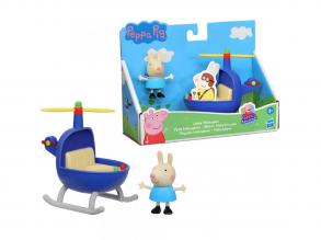 Peppa malac: Kis helikopter és Rebeka nyuszi figura szett - Hasbro
