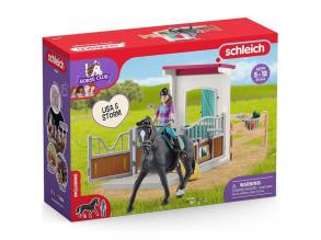 Schleich: Horse Club - Lisa és Storm lovas box játékszett