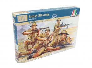 Italeri 1/72 British 8th Army Brit katonai figurák makett