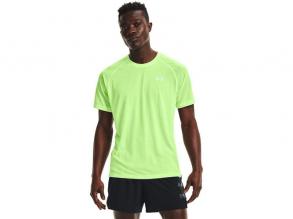 Ua Streaker Ss Under Armour férfi zöld színű futás póló