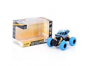 Off-Road hátrahúzós rally autó 1/32 - több színben