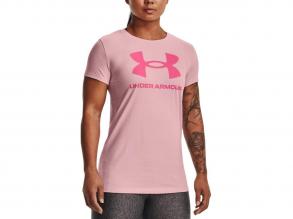 Baya Slide Under Armour női pink színű training póló