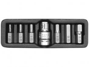 YATO Bit klt. (imbusz) 7 r. 4-12, L=30mm 1/2 col