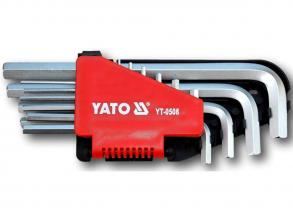 YATO Imbuszkulcs készlet 10 részes 2-12 mm CrV