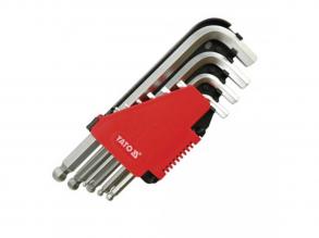 YATO Imbuszkulcs klt. 10 r CrV (2-12)