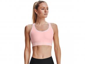 Armour Mid Keyhole Under Armour női pink színű training sportmelltartó