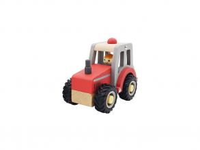 Traktor piros