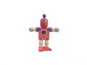 Flexibilis robot piros színben