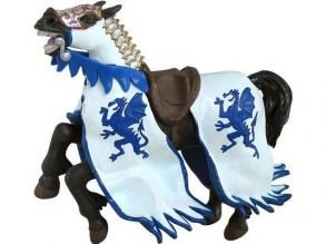 Papo Sárkány pajzsos katona lova kék