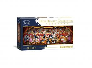 Disney mesehősök panoráma puzzle, 1000 db-os - Clementoni