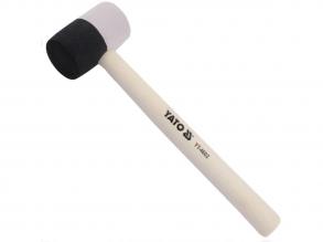 YATO Gumikalapács kétszínű (fekete-fehér) 50mm 370g