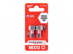 Milwaukee Shockwave bit Hex12 25mm-2db