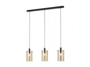 EGLO , 39539 , POLVERARA , függeszték , E27 , 3X40W , IP20 , borostyán