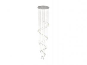 EGLO , 39545 , PIANOPOLI 1 , függeszték , 3000 K , LED , 40X1,8W , Yes , IP20 , átlátszó