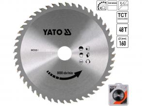 YATO Fűrésztárcsa fához 160/20/48