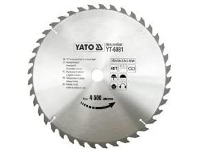 YATO Fűrésztárcsa fához 350/30/40