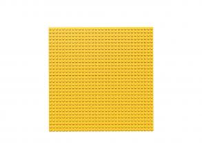 BiOBUDDi építő alap, 25x25 cm - sárga