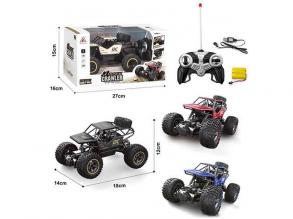 RC távirányítós hegymászó Jeep 27MHz 1/18 kétféle változatban