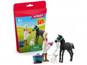 Schleich: Csikó gondozó játékszett (42755)