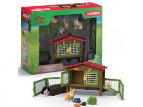 Schleich: Farm World - Nyúlketrec játékszett (42728)