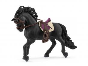 Schleich: Pura Raza Spanyol csődör nyereggel ló figura (42707)
