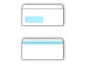 Spirit: Fehér bal ablakos boríték LA/4 11x23cm 1db