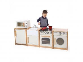 Tidlo Oktatási játék konyhai mosogató fából