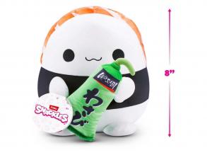 ZURU Snackles Core Eva kerek plüss, 20 cm