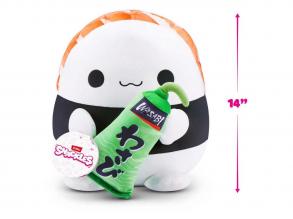 ZURU Snackles Core Eva kerek plüss, 30 cm