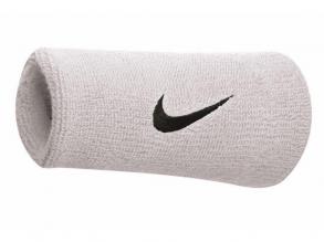 Nike Swoosh Doublewide Wristbands Nike EQ unisex csuklópánt fehér/fekete színű