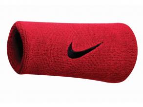 Nike Swoosh Doublewide EQ csuklópánt piros színű