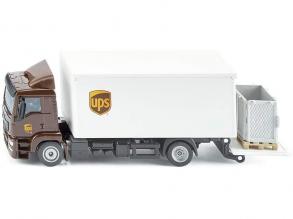 UPS teherautó hátsó emelővel