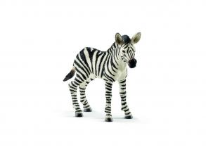 Műanyag Kölyök zebra figura, 8,5 x 7 x 3,2 cm