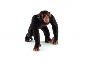 Műanyag Csimpánz figura, 6,5 x 6 x 4,5 cm