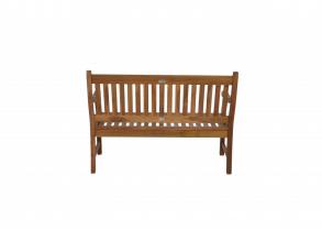 Kalmar 180 cm-es akácia 100% FSC pad,ergonómiailag kialakított háttámla, mérete 188x68x90 cm