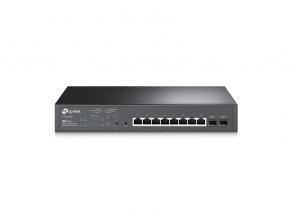 TP-Link TL-SG2210MP JetStream 8xGbE PoE+ LAN 2xGbE SFP port smart menedzselhető PoE+ switch