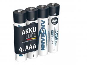 Ansmann NiMH AAA újratölthető elem 1000mAh