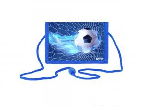 Spirit: Football kék tépőzáras pénztárca 12,5x8,5cm