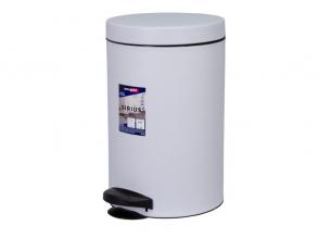 EUROGOLD SIRIUS 14l 40x25cm fehér pedálos szemetes
