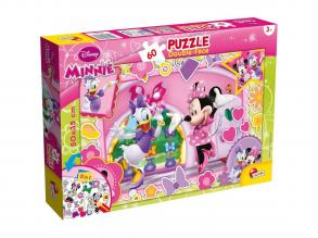 Minnie egér 2 az 1-ben 60db-os puzzle és színező 50x35cm - Lisciani