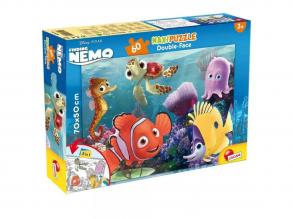 Nemo nyomában 2 az 1-ben 60db-os maxi puzzle és színező 70x50cm - Lisciani