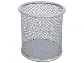 Spirit: Ezüst fém ceruzatartó 9x10cm